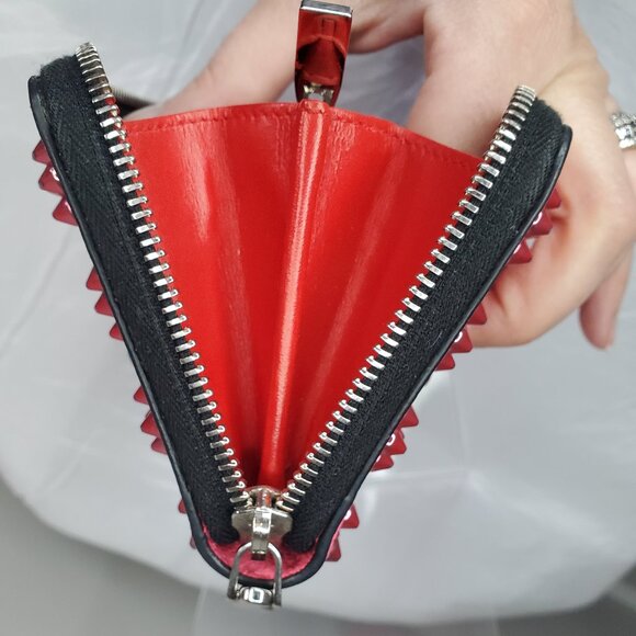 Christian Louboutin Panettone logo studs Zip Around Long Wallet - Picture 13 of 13
